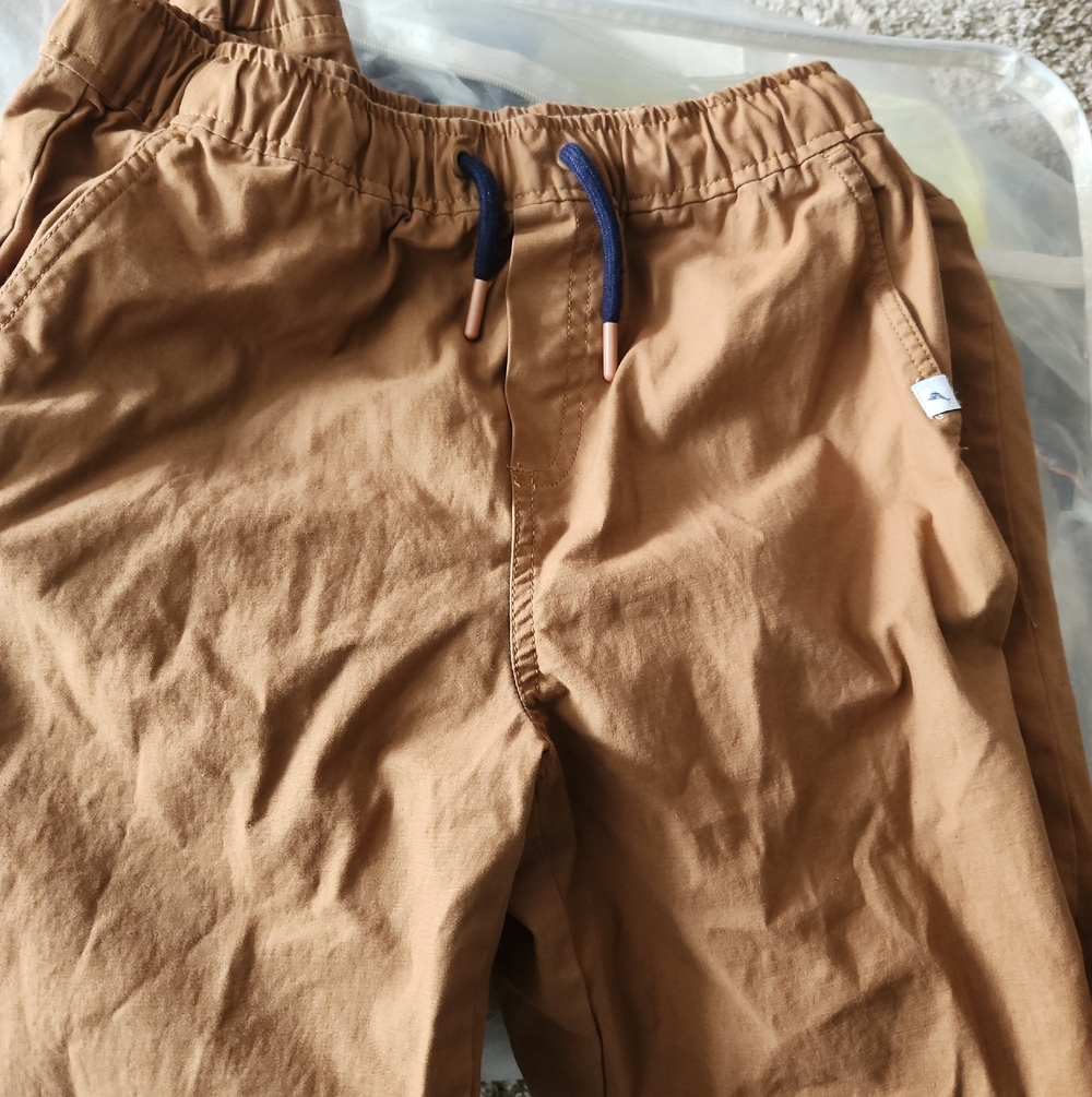 Kids Tan Pull-On Jogger Pants